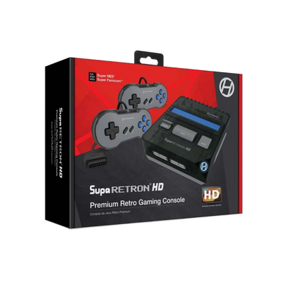 HYPERKIN SupaRetroN HD ゲーミングコンソール｜スーパーファミコン™ & SNES対応｜1080p HDMI出力・4:3＆16:9切替機能｜クラシックコントローラー付属｜レトロゲーム互換機 (ブラック)