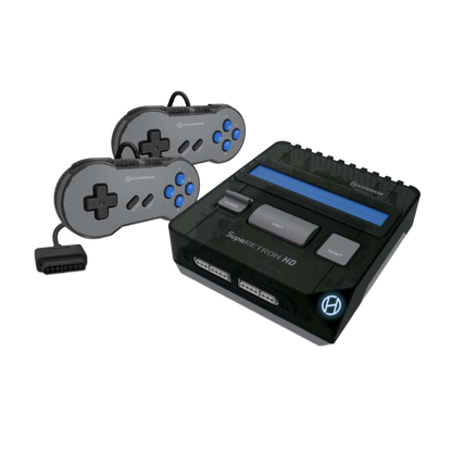 HYPERKIN SupaRetroN HD ゲーミングコンソール｜スーパーファミコン™ & SNES対応｜1080p HDMI出力・4:3＆16:9切替機能｜クラシックコントローラー付属｜レトロゲーム互換機 (ブラック)