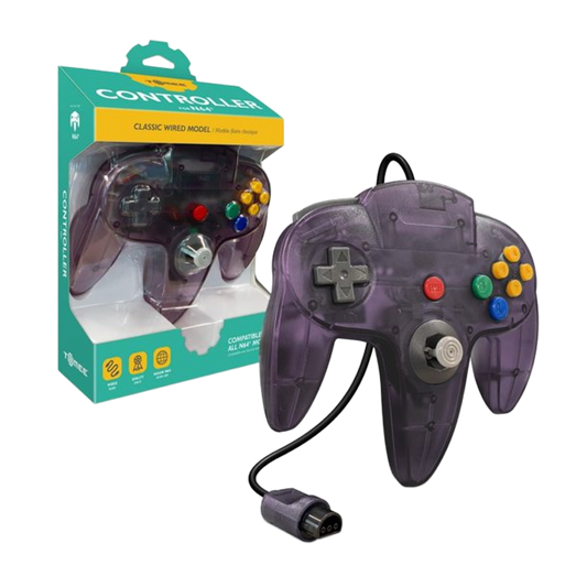 Tomee N64®専用有線コントローラ【Amethyst Purple】