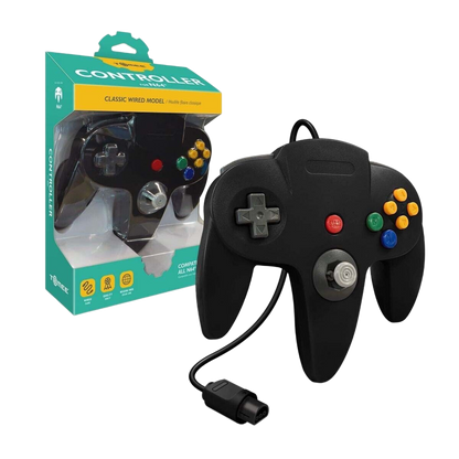 Tomee N64®専用有線コントローラ【Black】