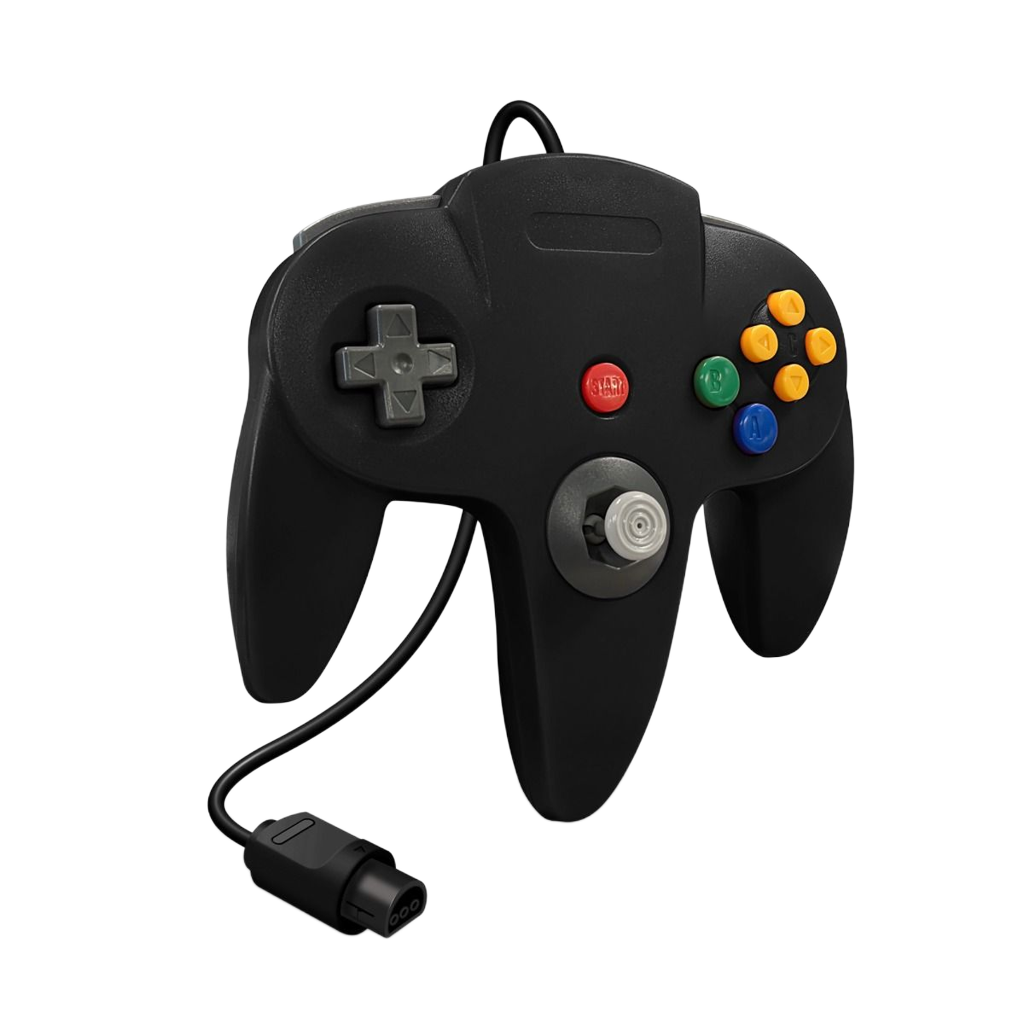Tomee N64®専用有線コントローラ【Black】