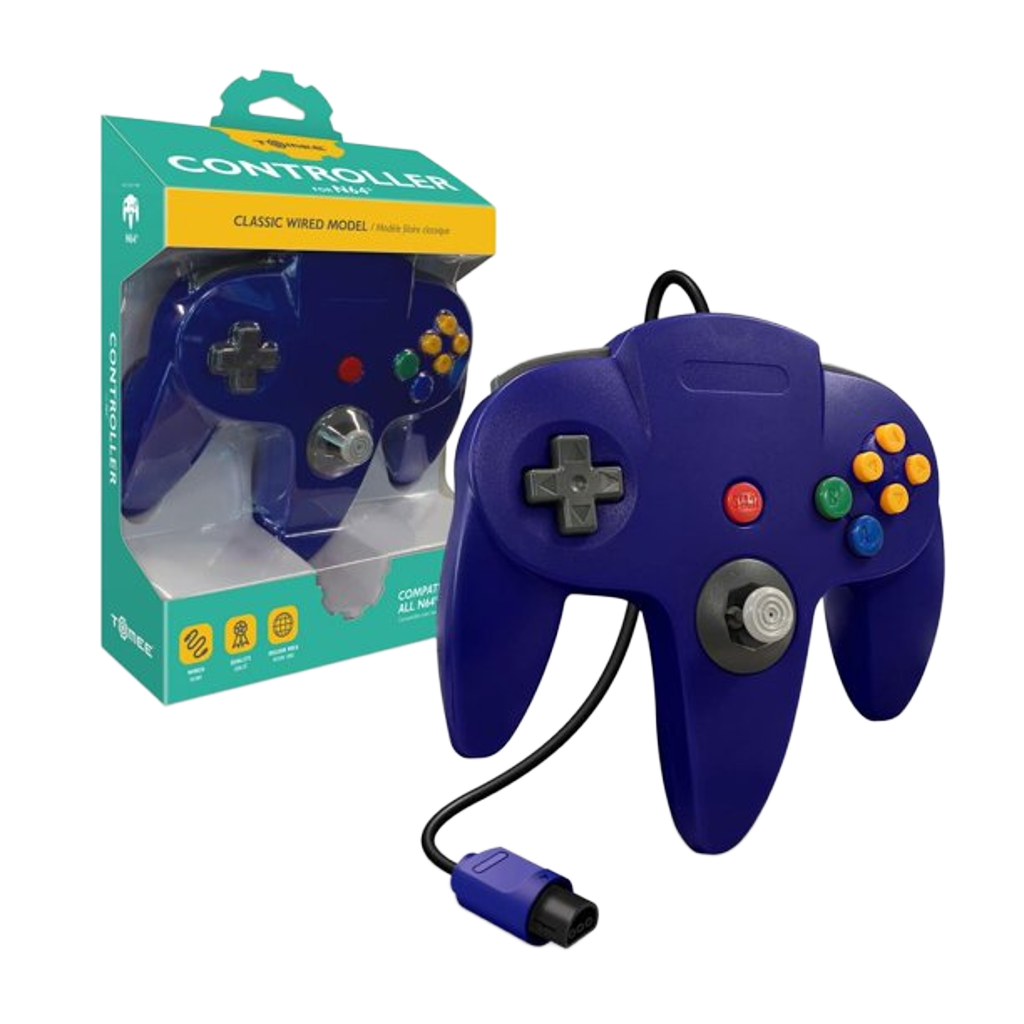 Tomee N64®専用有線コントローラ【Blue】