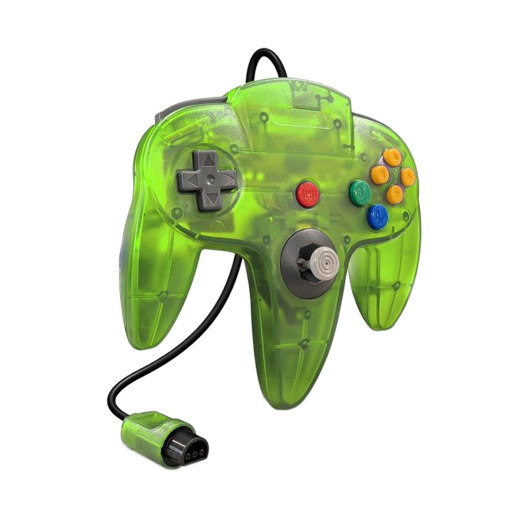 Tomee N64®専用有線コントローラ【Cyanine/Jungle】