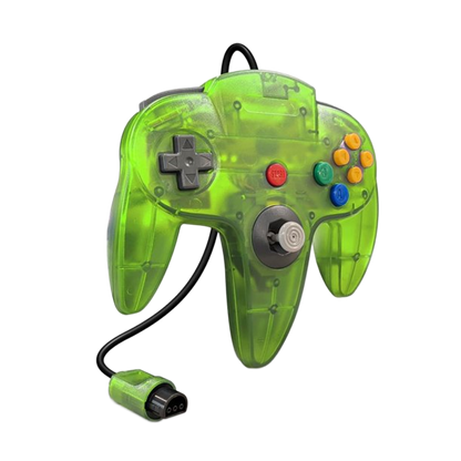 Tomee N64®専用有線コントローラ【Cyanine/Jungle】