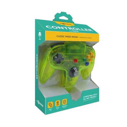 Tomee N64®専用有線コントローラ【Cyanine/Jungle】