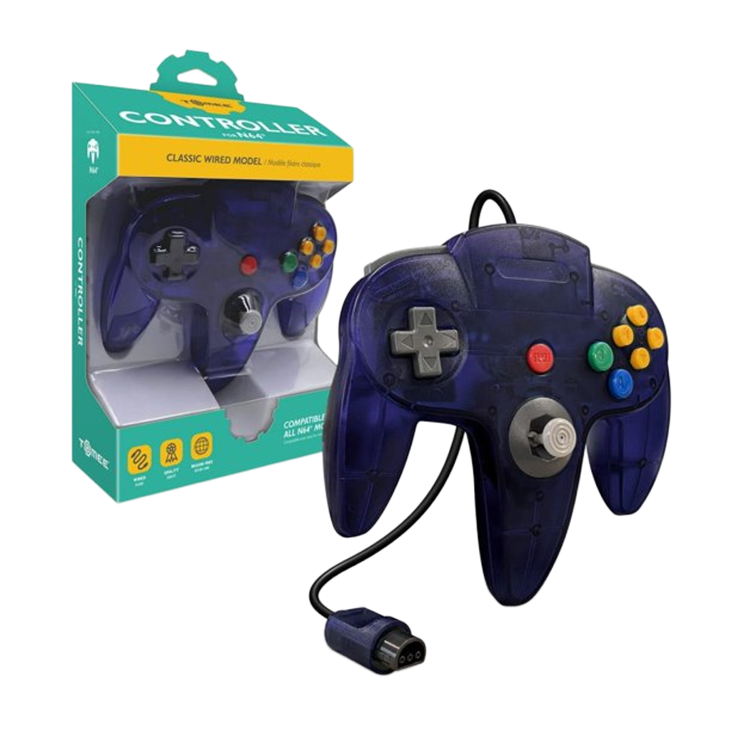 Tomee N64®専用有線コントローラ【Grape】