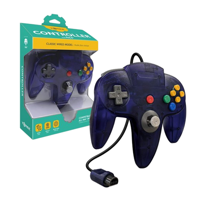 Tomee N64®専用有線コントローラ【Grape】