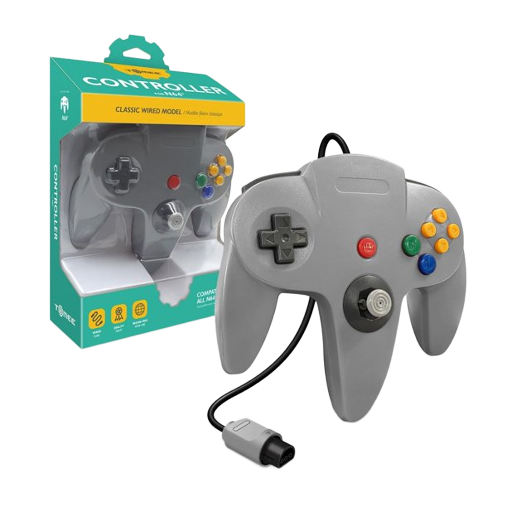 Hyperkin N64 Wired Controller プレミアム有線コントローラー ニンテンドー64実機対応 エルゴノミクス設計 メモリー拡張パック対応 全12色【どれでも2個まとめ買いで送料無料対象商品】