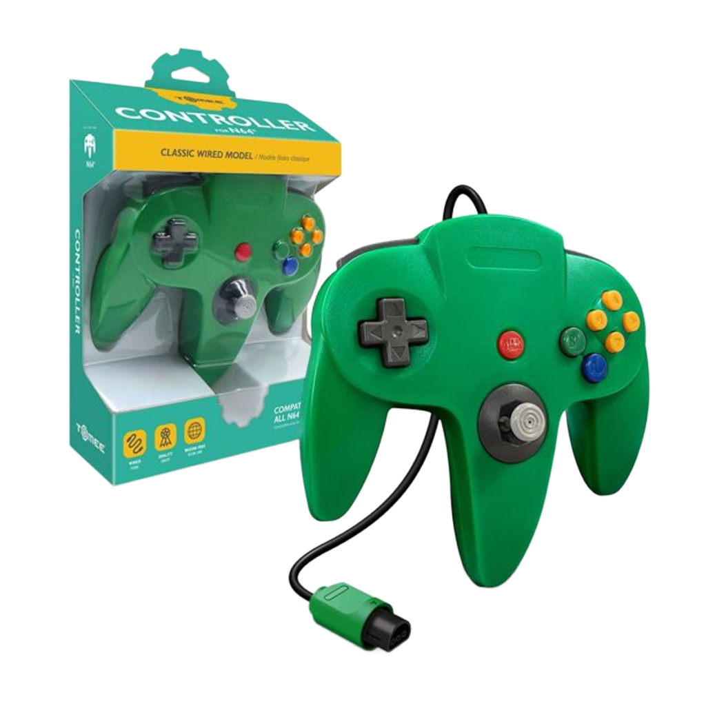 Tomee N64®専用有線コントローラ【Green】