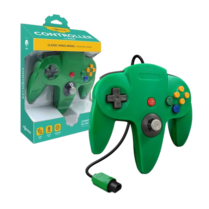 Tomee N64®専用有線コントローラ【Green】