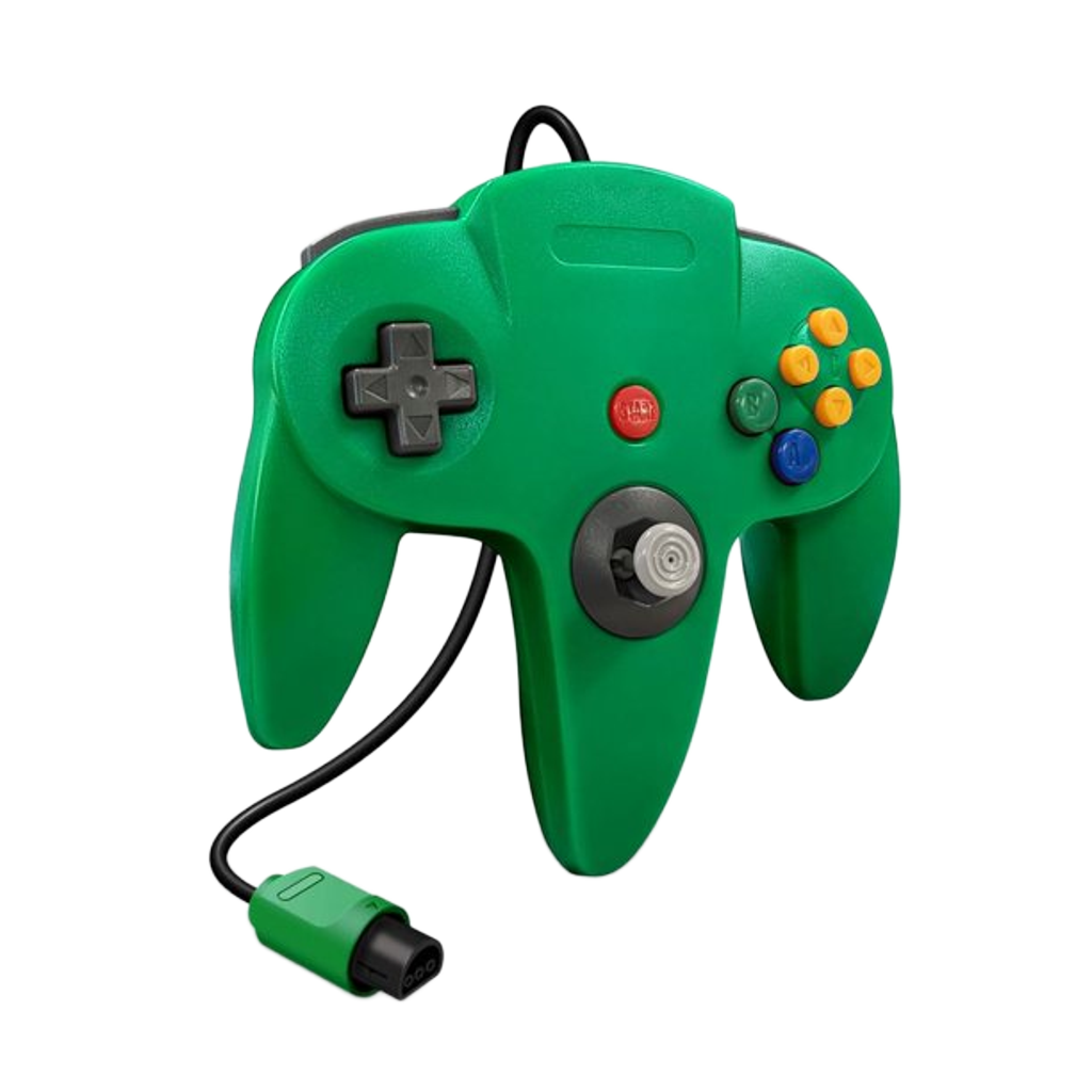 Tomee N64®専用有線コントローラ【Green】