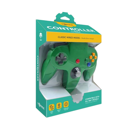 Tomee N64®専用有線コントローラ【Green】