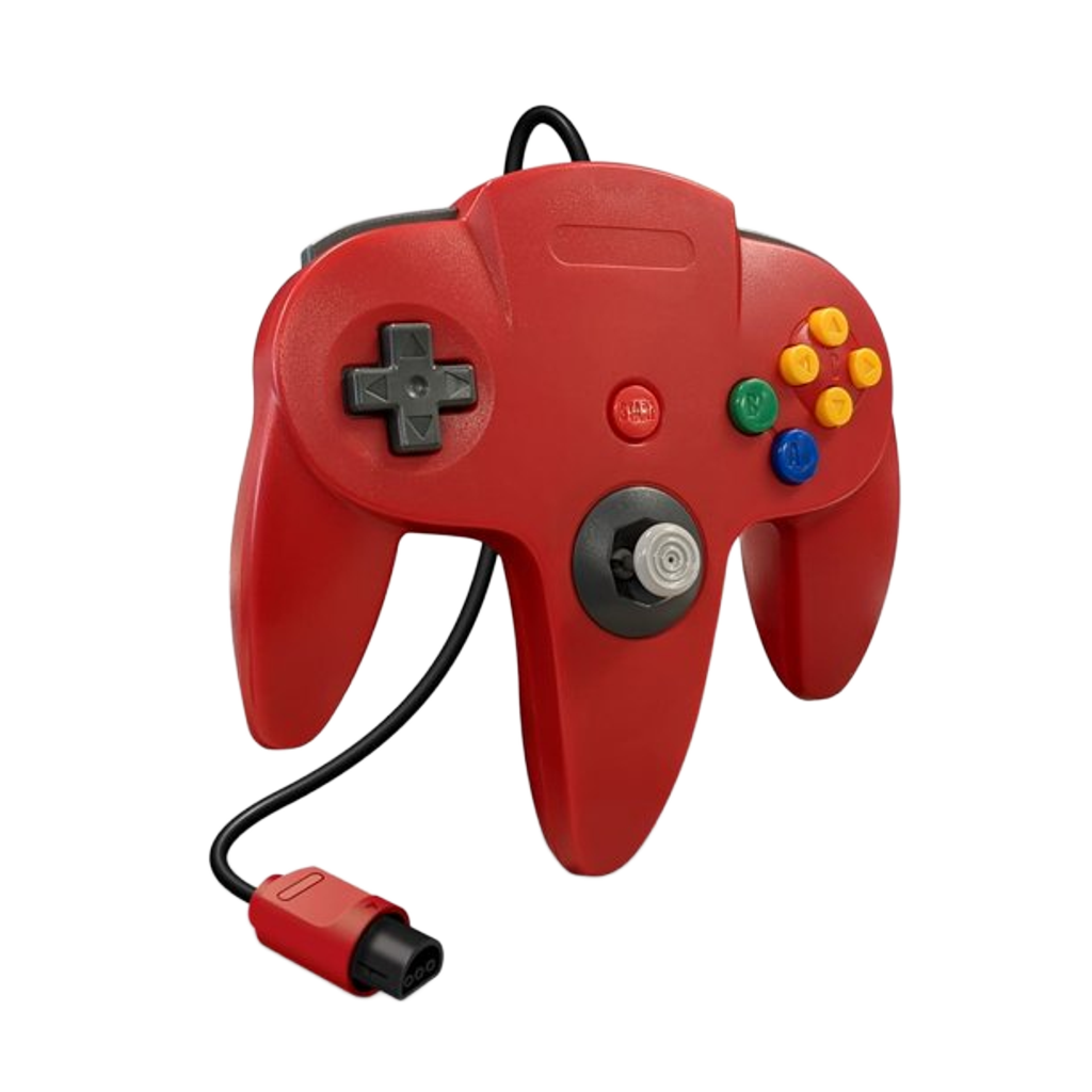 Tomee N64®専用有線コントローラ【Red】