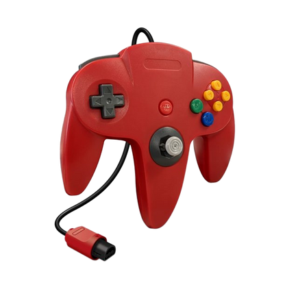 Tomee N64®専用有線コントローラ【Red】