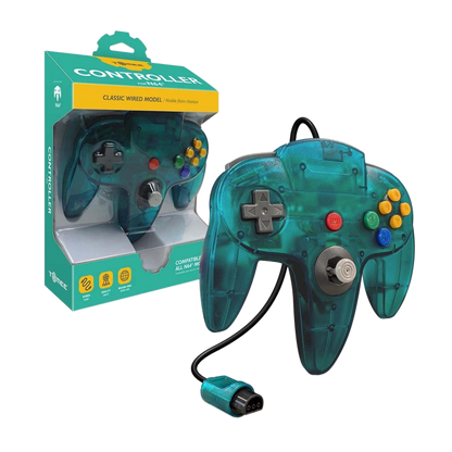 Tomee N64®専用有線コントローラ【Turquoise】