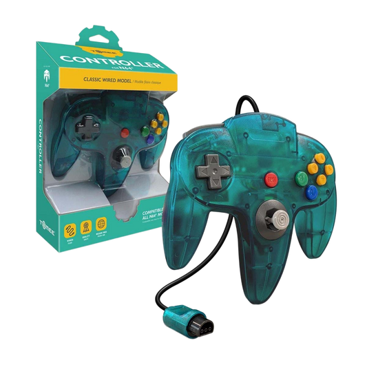 Tomee N64®専用有線コントローラ【Turquoise】