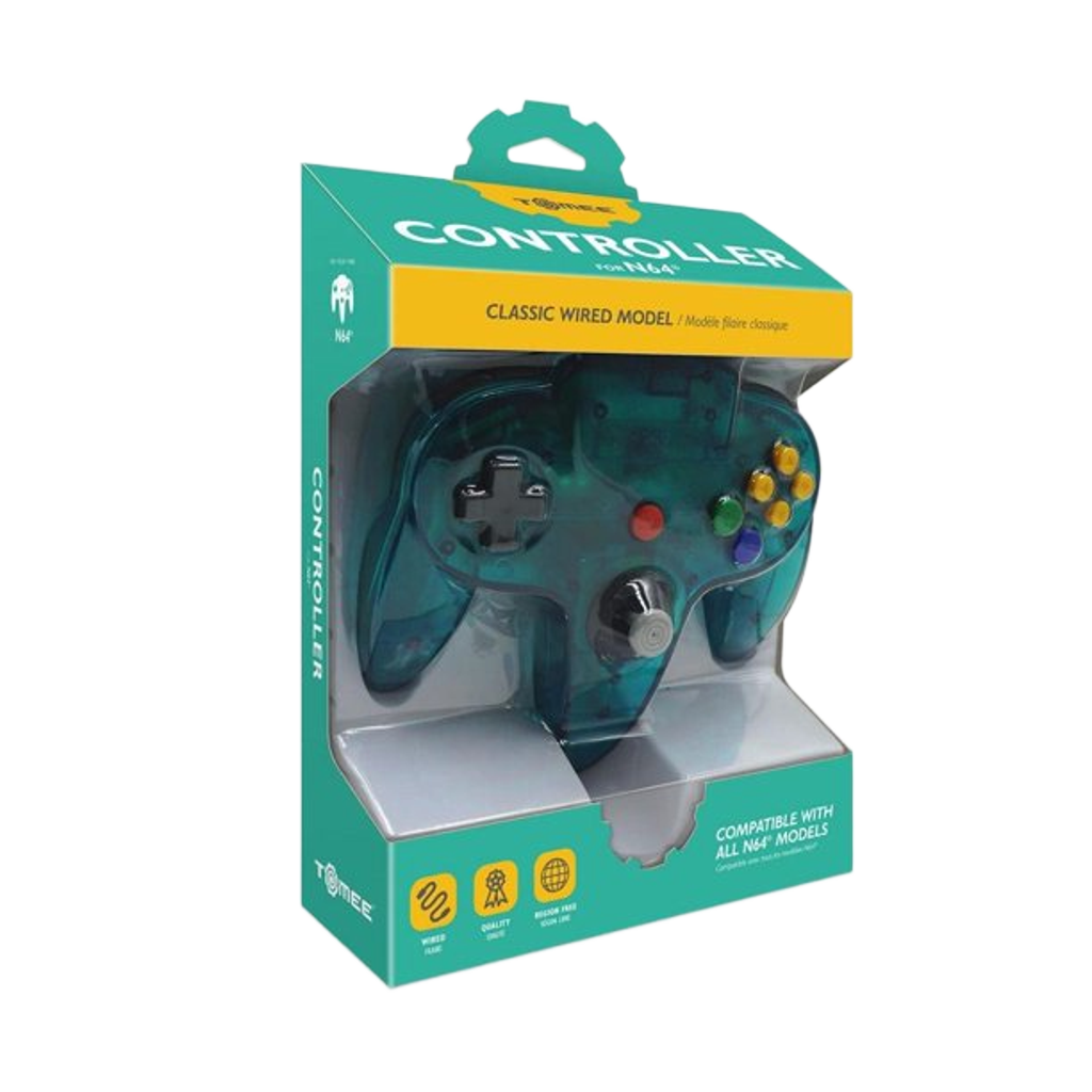 Tomee N64®専用有線コントローラ【Turquoise】