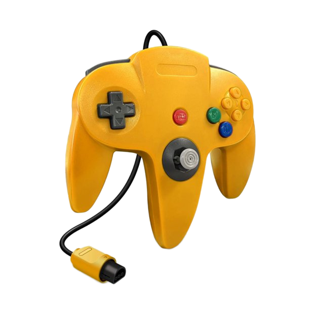 Tomee N64®専用有線コントローラ【Yellow】