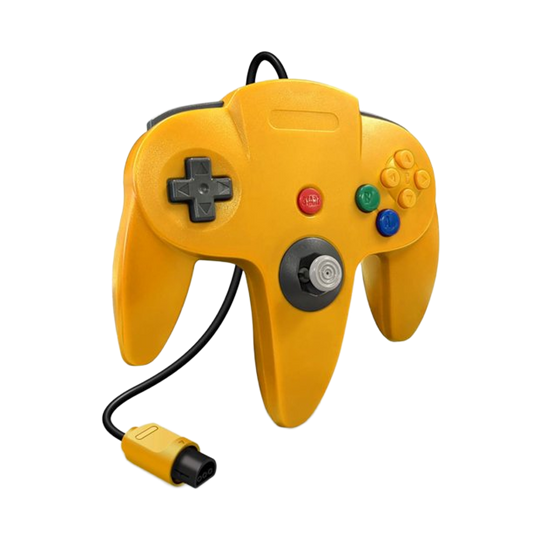 Tomee N64®専用有線コントローラ【Yellow】