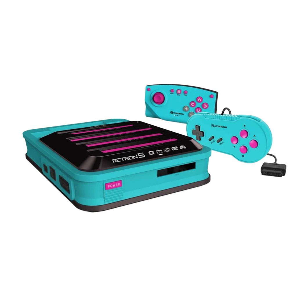 HYPERKIN RetroN 5 HDゲームコンソール　ハイパービーチ【9機種対応】｜HDMI出力対応・最大720p高画質｜セーブ機能・フィルター設定・Bluetoothコントローラー付