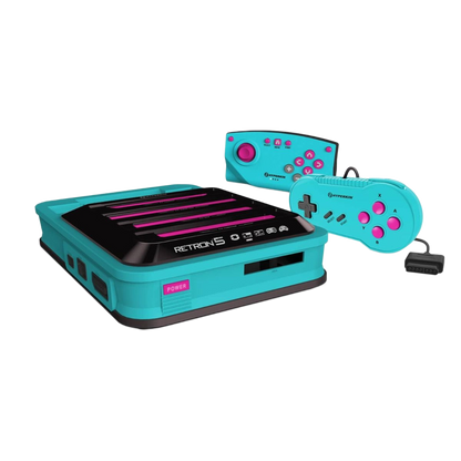 HYPERKIN RetroN 5 HDゲームコンソール　ハイパービーチ【9機種対応】｜HDMI出力対応・最大720p高画質｜セーブ機能・フィルター設定・Bluetoothコントローラー付