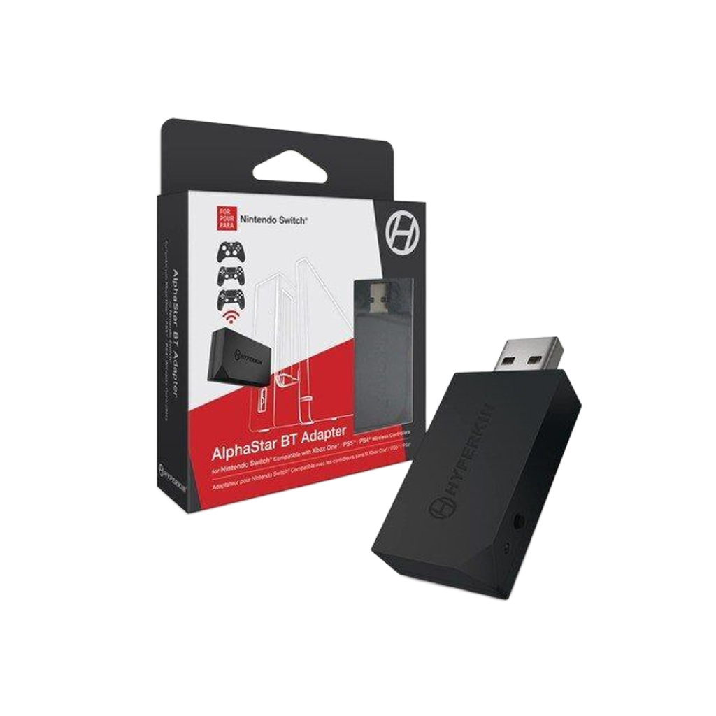 Hyperkin "AlphaStar" Adapter For Nintendo Switch® Compatible With Xbox One®/PS5™/PS4® Wireless Controllers