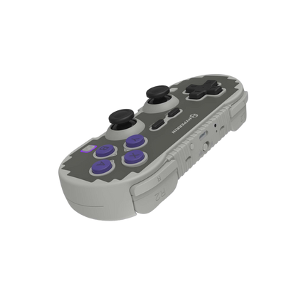 Hyperkin Pixel Art ワイヤレス コントローラー Switch/PC/スマホ対応 ホールエフェクトスティック搭載 Bluetooth 5.0/2.4GHz/有線接続 ドリフト防止 ターボ機能 レトログレー