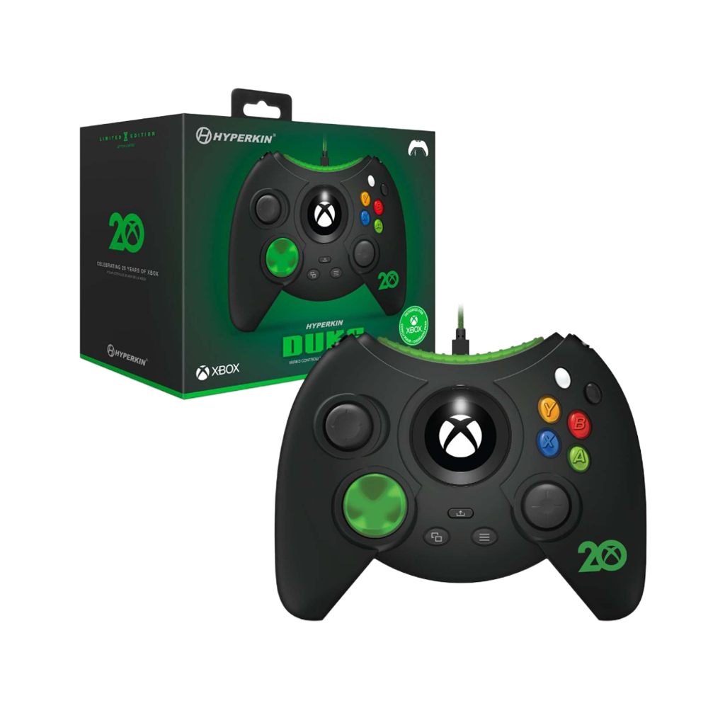 Hyperkin Duke 有線コントローラー Xbox Xbox Series X|S/One/Windows 10/11対応 公認ライセンス品 初代Xbox起動アニメ再生LCD搭載 ブラック