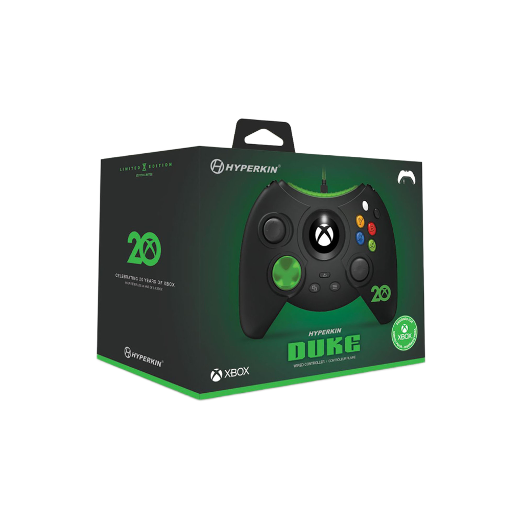 Hyperkin Duke 有線コントローラー Xbox Xbox Series X|S/One/Windows 10/11対応 公認ライセンス品 初代Xbox起動アニメ再生LCD搭載 ブラック