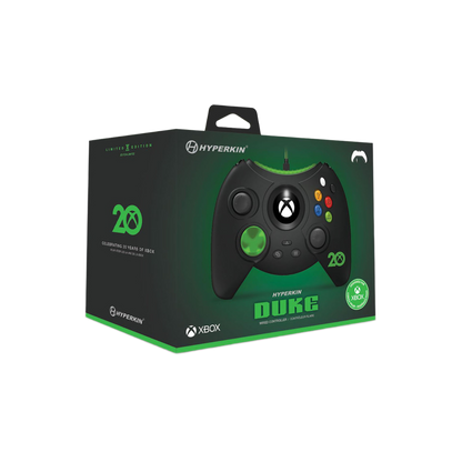 Hyperkin Duke 有線コントローラー Xbox Xbox Series X|S/One/Windows 10/11対応 公認ライセンス品 初代Xbox起動アニメ再生LCD搭載 ブラック