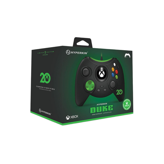 Hyperkin Duke 有線コントローラー Xbox Xbox Series X|S/One/Windows 10/11対応 公認ライセンス品 初代Xbox起動アニメ再生LCD搭載 ブラック