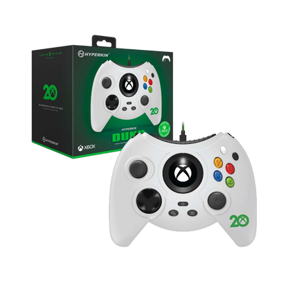 Hyperkin Duke 有線コントローラー Xbox Xbox Series X|S/One/Windows 10/11対応 公認ライセンス品 初代Xbox起動アニメ再生LCD搭載 ホワイト