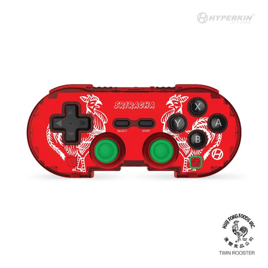 Hyperkin 限定版 Bluetooth ワイヤレスコントローラー｜ピクセルアートデザイン＆公式Srirachaツインルースターモチーフ