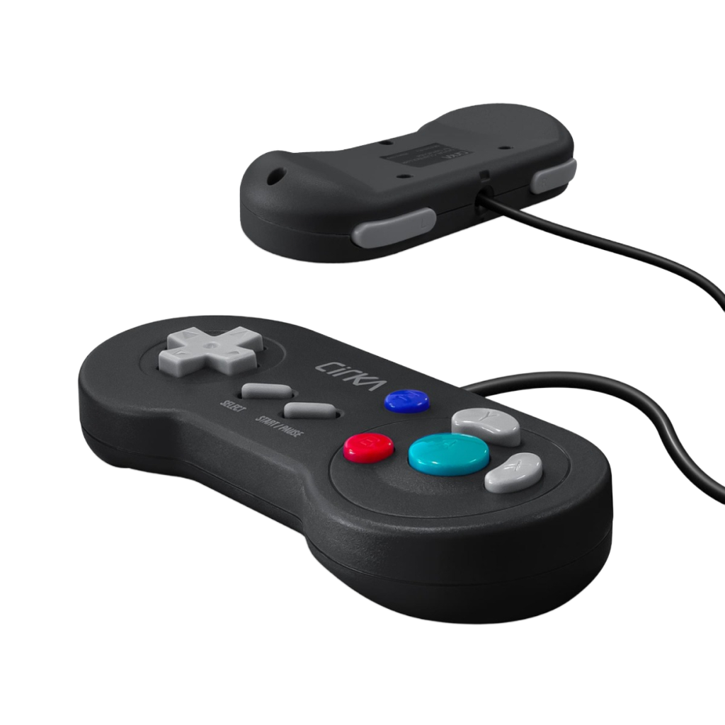 Hyperkin Cirka™ デジタルコントローラー for Nintendo GameCube™ (GC) - ブラック | レトロゲームアクセサリー | Wii™互換 対応 | 高品質サードパーティ製コントローラー