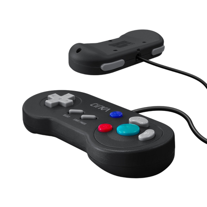 Hyperkin Cirka™ デジタルコントローラー for Nintendo GameCube™ (GC) - ブラック | レトロゲームアクセサリー | Wii™互換 対応 | 高品質サードパーティ製コントローラー