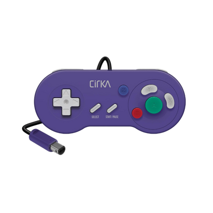 Hyperkin Cirka™ デジタルコントローラー for Nintendo GameCube™ (GC) - パープル | レトロゲームアクセサリー | Wii™互換 対応 | 高品質サードパーティ製コントローラー【どれでも2個まとめ買いで送料無料対象商品】