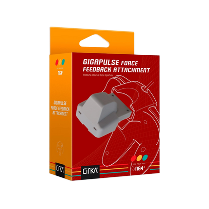 Hyperkin GigaPulse™ フォースフィードバックアタッチメント for Nintendo 64™ (N64) - Cirkaコントローラー対応 レトロゲーム用振動パック アクション＆レースゲームに最適