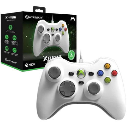 Hyperkin Xenon Wired Controller（ハイパーキン ゼノン 有線コントローラー）｜Xbox One/Xbox Series X・S/Windows10・11対応 Xbox公式ライセンス取得 着脱式USB Type-Cケーブル 3.5mmヘッドセットジャック搭載 高精度インパルストリガー 振動フィードバック 全5色