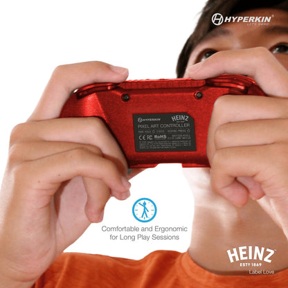 Hyperkin 限定版 ピクセルアート Bluetooth ワイヤレスゲームコントローラー｜公式ハインツ（ラベルラブ）エディション