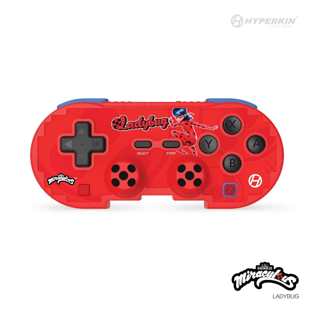 Hyperkin ピクセルアート Bluetooth コントローラー オフィシャル ミラキュラス エディション (Ladybug)