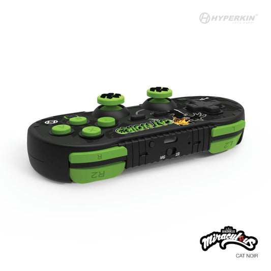 Hyperkin ピクセルアート Bluetooth ワイヤレスゲームコントローラー｜公式ミラキュラス シャノワール エディション