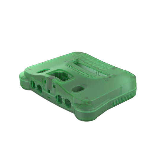 Hyperkin RepairBox カスタムカラー外装シェル グリーン｜N64™本体用交換ケースキット｜レトロゲーム機の修理・カスタマイズに最適｜ネジ・イジェクトパーツ付きフルセット【全3色】