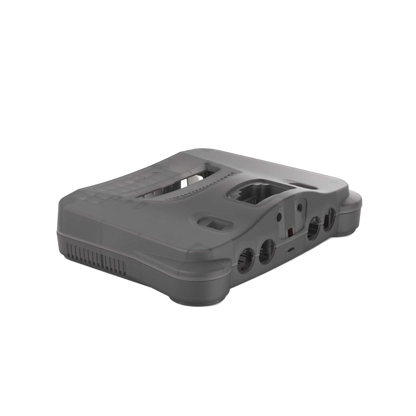 Hyperkin RepairBox カスタムカラー外装シェル スモークグレー｜N64™本体用交換ケースキット｜レトロゲーム機の修理・カスタマイズに最適｜ネジ・イジェクトパーツ付きフルセット【全3色】