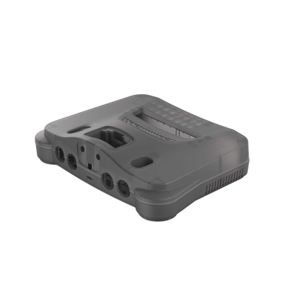 Hyperkin RepairBox カスタムカラー外装シェル スモークグレー｜N64™本体用交換ケースキット｜レトロゲーム機の修理・カスタマイズに最適｜ネジ・イジェクトパーツ付きフルセット【全3色】