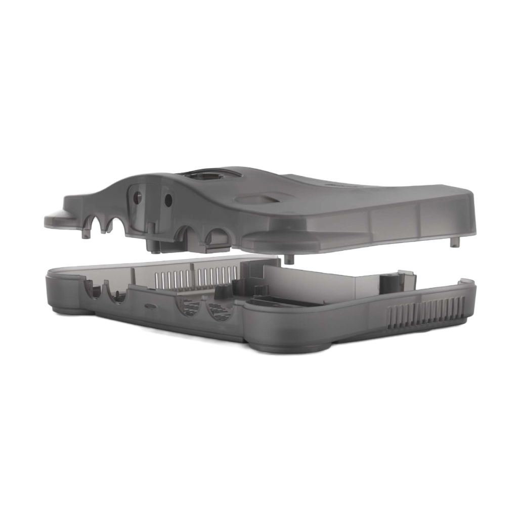 Hyperkin RepairBox カスタムカラー外装シェル スモークグレー｜N64™本体用交換ケースキット｜レトロゲーム機の修理・カスタマイズに最適｜ネジ・イジェクトパーツ付きフルセット【全3色】