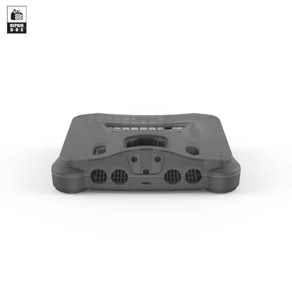 Hyperkin RepairBox カスタムカラー外装シェル スモークグレー｜N64™本体用交換ケースキット｜レトロゲーム機の修理・カスタマイズに最適｜ネジ・イジェクトパーツ付きフルセット【全3色】
