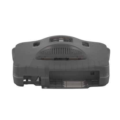 Hyperkin RepairBox カスタムカラー外装シェル スモークグレー｜N64™本体用交換ケースキット｜レトロゲーム機の修理・カスタマイズに最適｜ネジ・イジェクトパーツ付きフルセット【全3色】