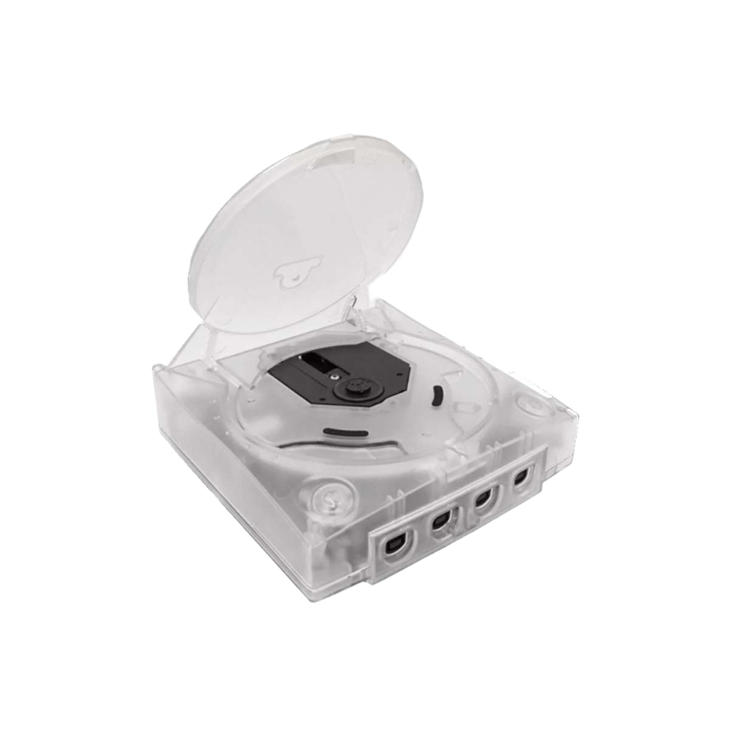 Hyperkin RepairBox カスタムカラー外装シェル クリア｜SEGA Dreamcast™本体用 交換ケースセット｜レトロゲーム機の修理・カスタマイズに｜ネジ・ボタン付きフルパッケージ【全2色】