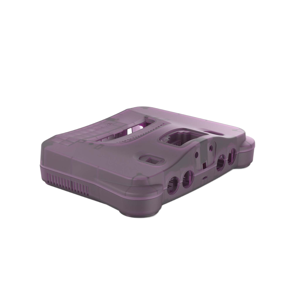 か*げ様 レトロゲーム機 交換修理セット　※説明みてね！ Hyperkin RepairBox カスタムカラー外装シェル パープル｜N64™本体用