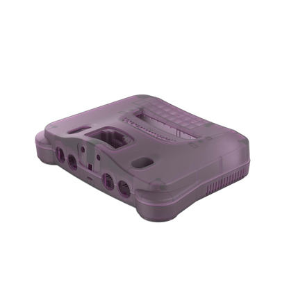 Hyperkin RepairBox カスタムカラー外装シェル パープル｜N64™本体用交換ケースキット｜レトロゲーム機の修理・カスタマイズに最適｜ネジ・イジェクトパーツ付きフルセット【全3色】